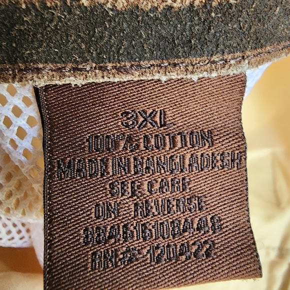 Buckhorn River Button Up Shirt Men's‎ 3XL Short Sleeve Vented Fishing BoxC - Picture 8 of 10